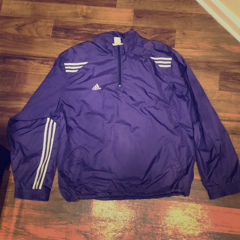 Vintage Purple Adidas track jacket